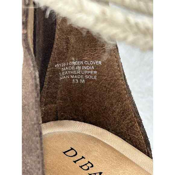 Diba True Green Clover Browning Cheetah Print Size 11 Wedge Gladiator Shoe NIB - Picture 8 of 9